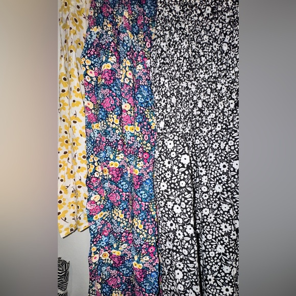 croft & barrow Dresses & Skirts - Croft&Barrow SizeL Floral Dress Bundle 3 👗’s, Pockets Stretchy Smocked Bodice